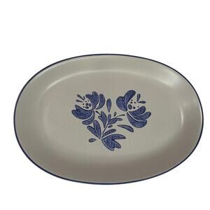 Pfaltzgraff Yorktowne Stoneware 14" Serving Dish Platter Dishwasher Microwave